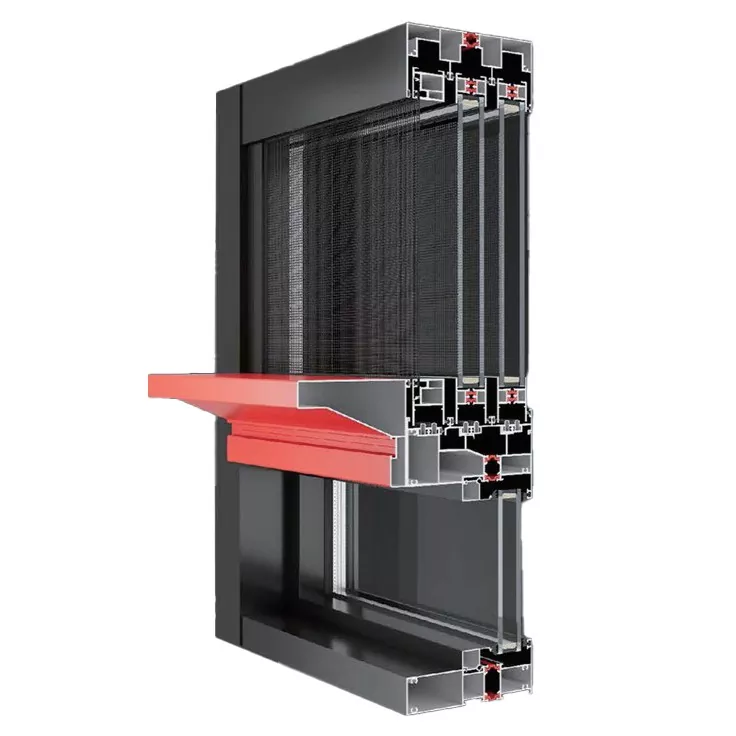 3 Urmăriți fereastra glisantă din aluminiu