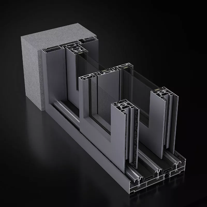 Electric încorporat în jaluzele din aluminiu din aluminiu