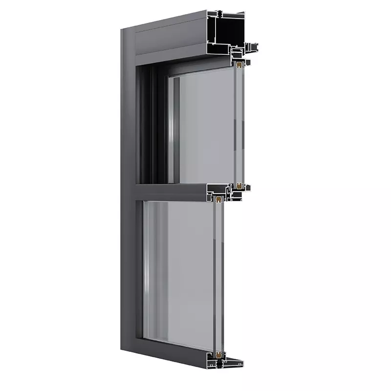 Fereastră electrică de copertină din aluminiu dublu